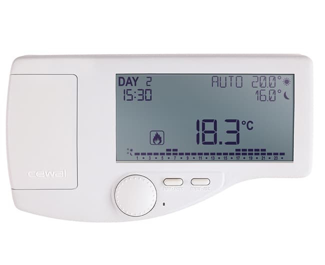 Cronotermostato Digitale Giornaliero Settimanale Modello Enjoy 7 Gg CEWAL - 2