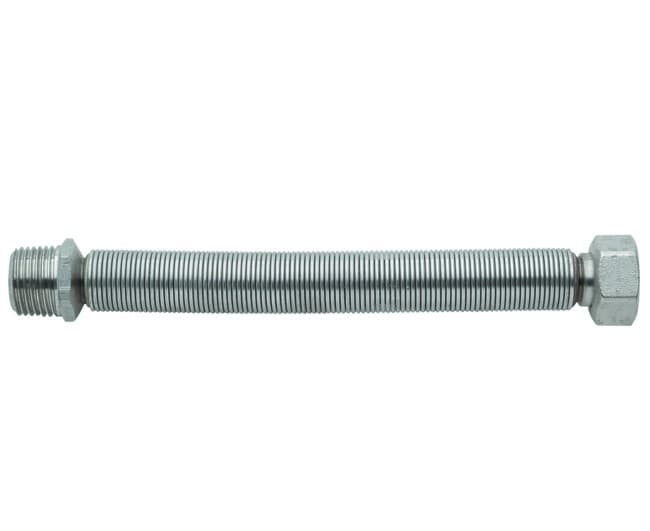 Tubo Flessibile Acciaio Inox Acqua Maschio Femmina ¾ 220 a 420 mm Idroweb - 2