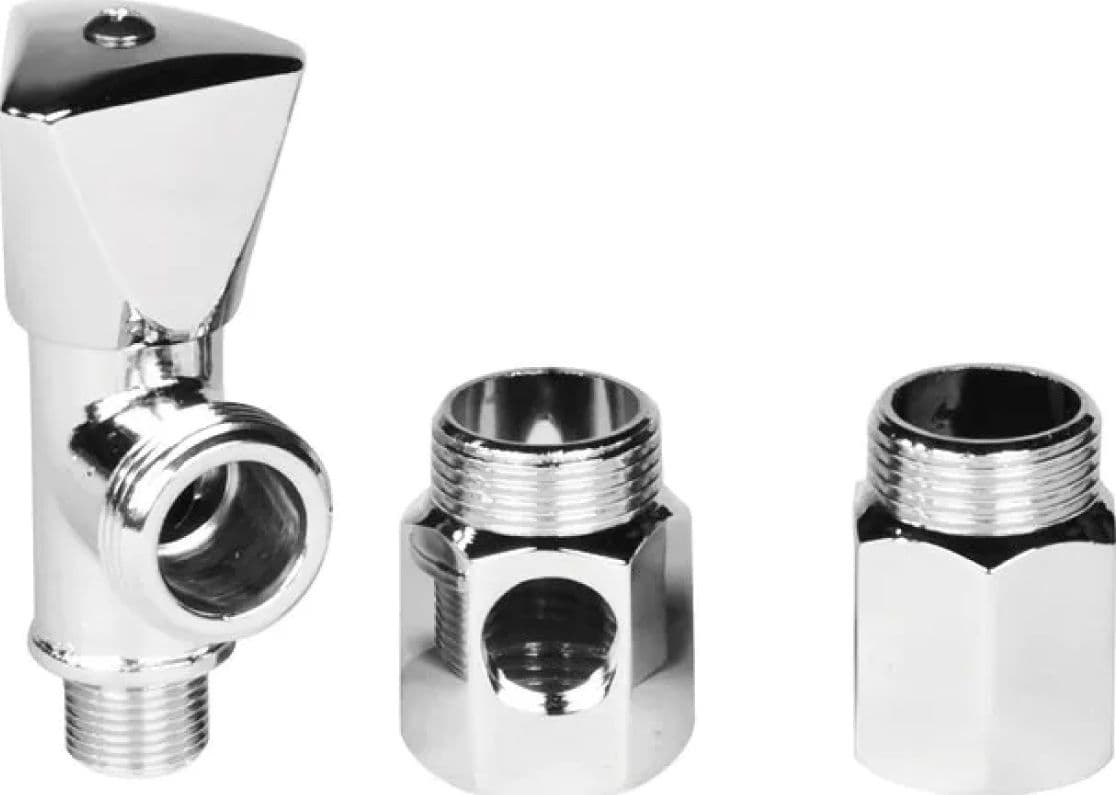 Rubinetto Universale con Attacco Lavatrice in Ottone Cromato 3/4 ZAGI - 2