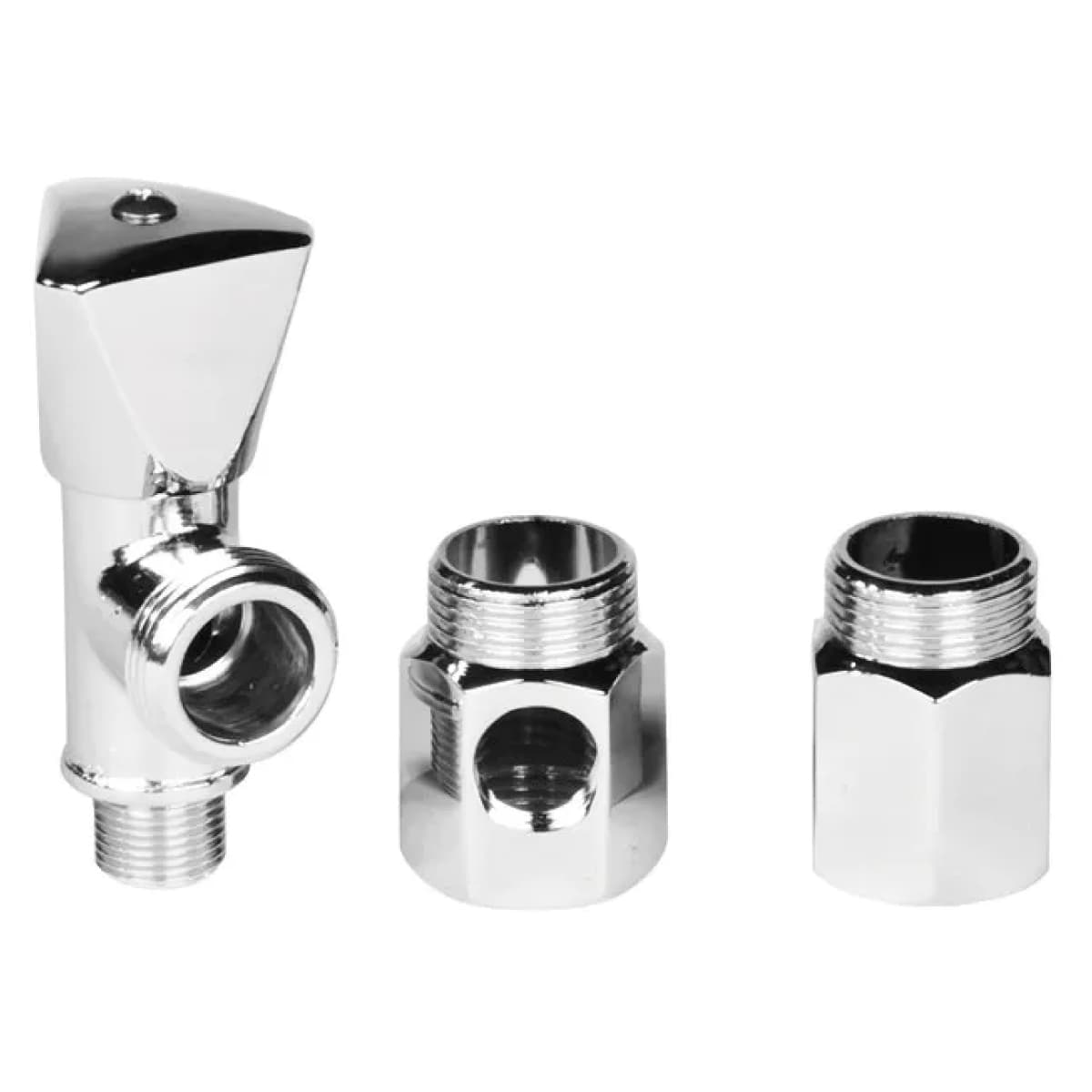 Rubinetto Universale con Attacco Lavatrice in Ottone Cromato ¾ ZAGI - 2