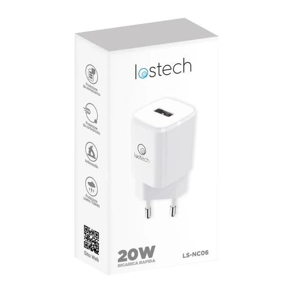 Presa USB Caricatore Rapido 20W – Idroweb