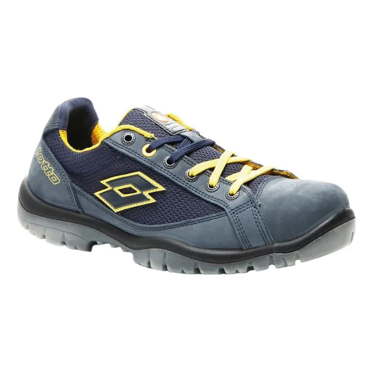 Scarpa Bassa Grigio Giallo Modello Jump 500 39 Lotto Sport Italia - 2