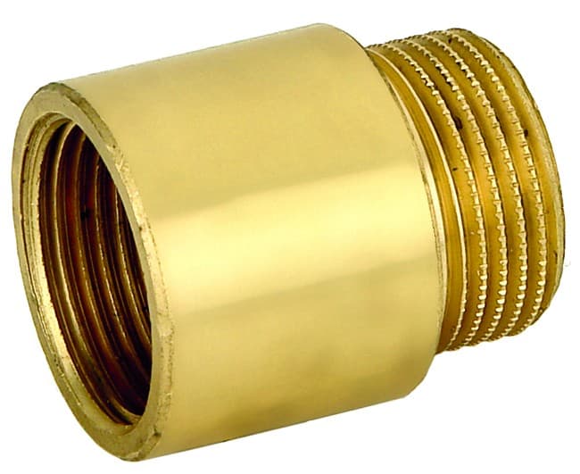Raccordo Diritto Maschio Femmina in Ottone Giallo Serie 1500 ½ x 30 mm Icma - 2