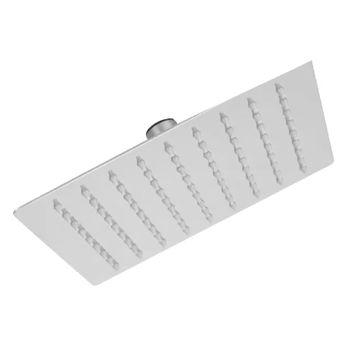 Soffione Quadrato in Acciaio Allium ½ 1 Getto 200 mm x 200 mm Idroweb - 2