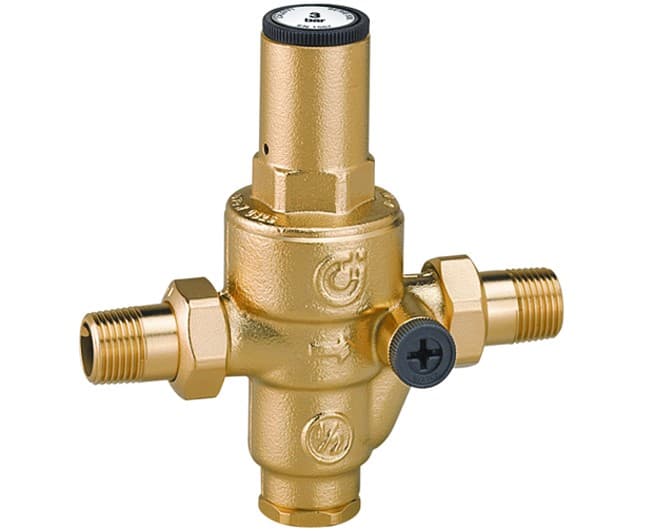 Riduttore di Pressione a Membrana PN40 con Bocchettone e Attacco Caleffi - 2