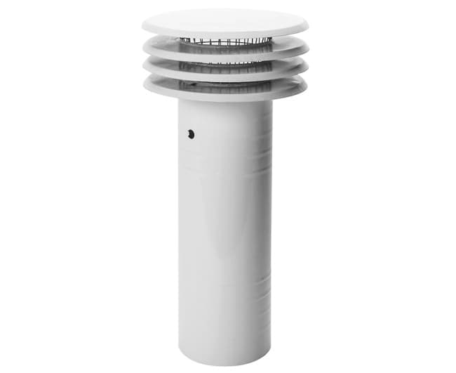 Esalatore a Torrino Smaltato Bianco Ø 150 MAIN - 2