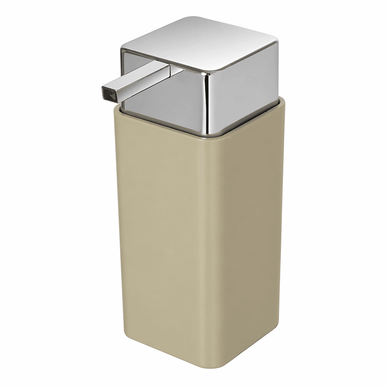 Dosasapone in Plastica Modello Star Dim. CM(LXPXH):6 x 15 Beige BRAND - 2