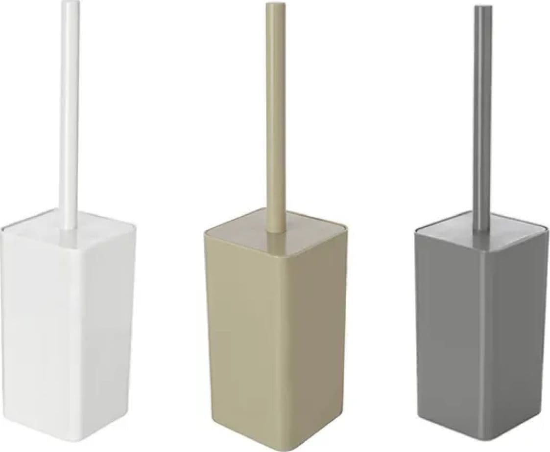 Portascopino in Plastica Star Dim. CM(LXPXH):8,5 x 8,5 x 35 Beige Idroweb - 2