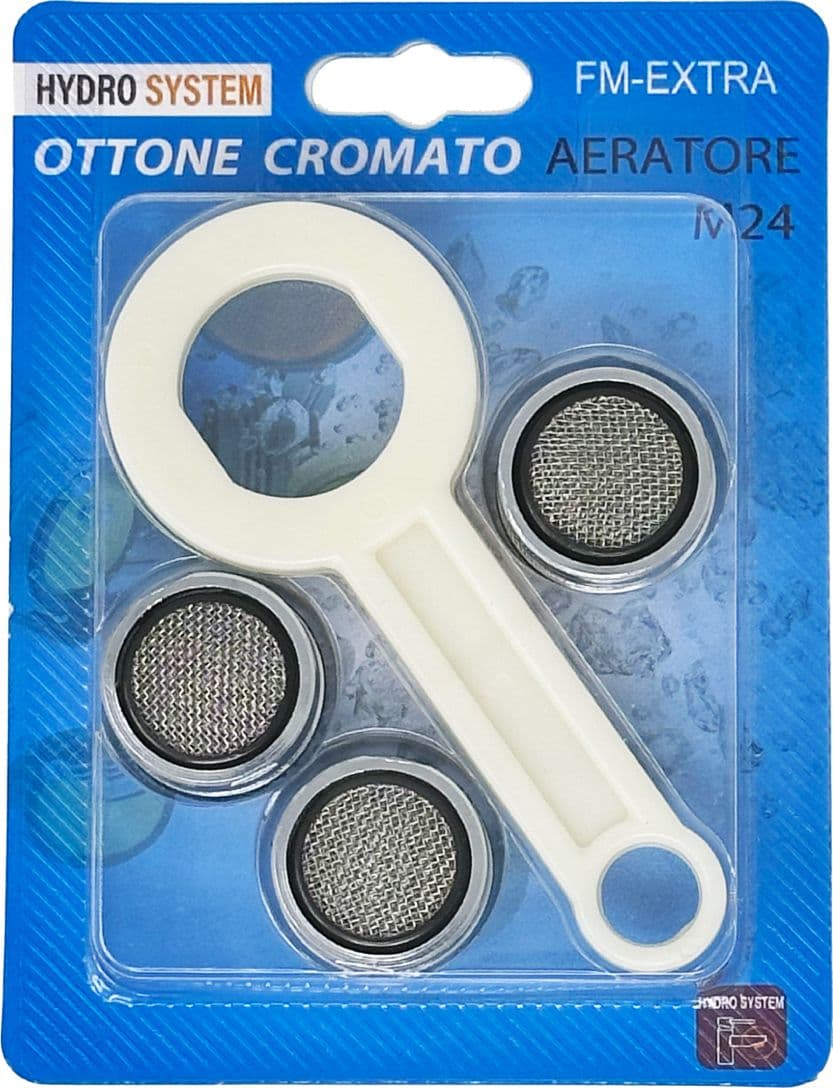 Aeratore di Ricambio Ottone Cromato Chiavino Confezione 3 Pezzi Cilvani - 2