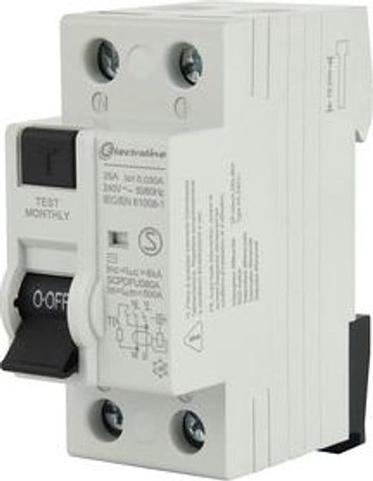 Interruttore Differenziale 30MA 25A 6KA Tipo AC 2 Pezzi - 2