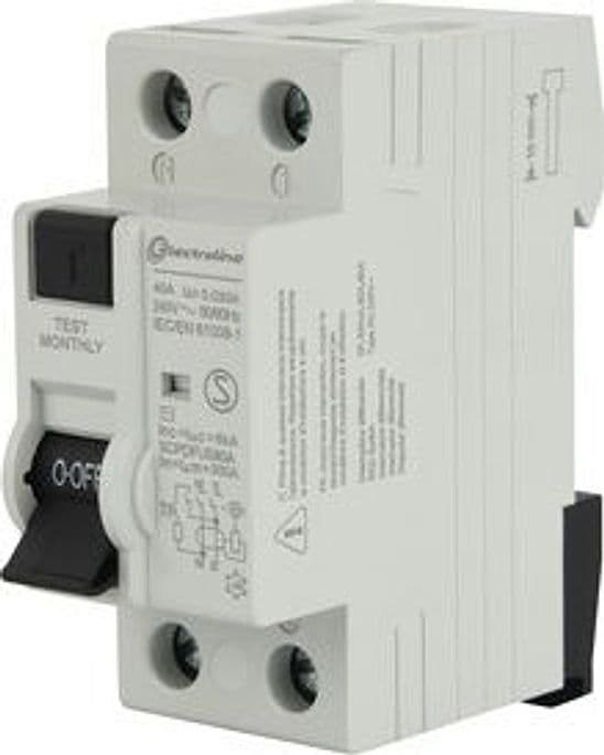 Interruttore Differenziale 30MA 40A 6KA Tipo AC 2 Pezzi - 2