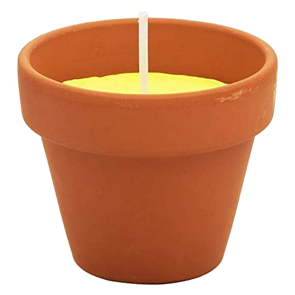 Vasetto Cotto con Citronella D. 24 Confezione 6 Pezzi 7 x 6 cm - 2