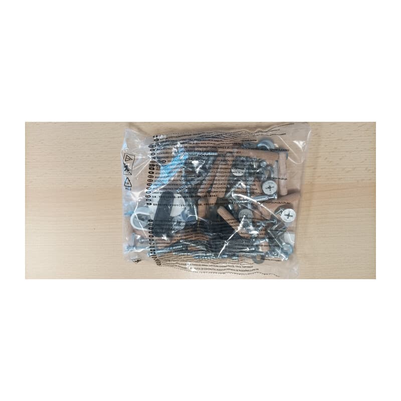 Kit Armadio 3 Ante e 2 Cassetti 119,5 x 46,5 x 184,5 1 Cf Viti Montaggio - 2