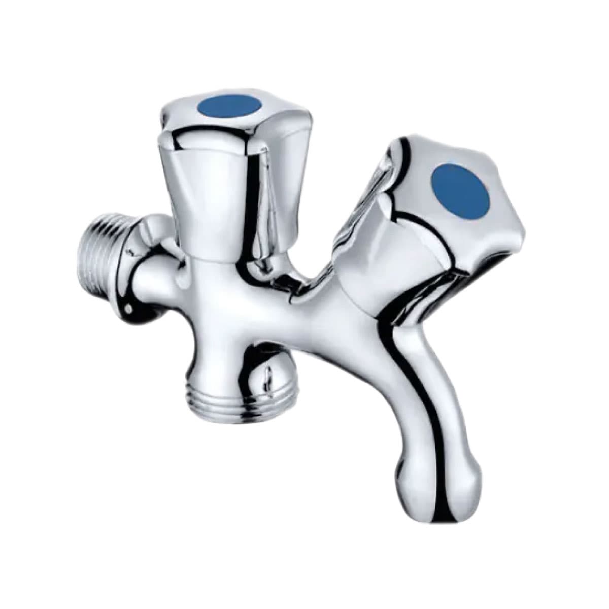 Rubinetto Mignon a Vitone Doppio Uso in Ottone Cromato ½ x ¾ AER - 2