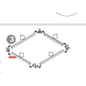 Kit Coprilavatrice Resina 68 x 64XH88 Cm Bianco Profilo Piccolo x Base - 2
