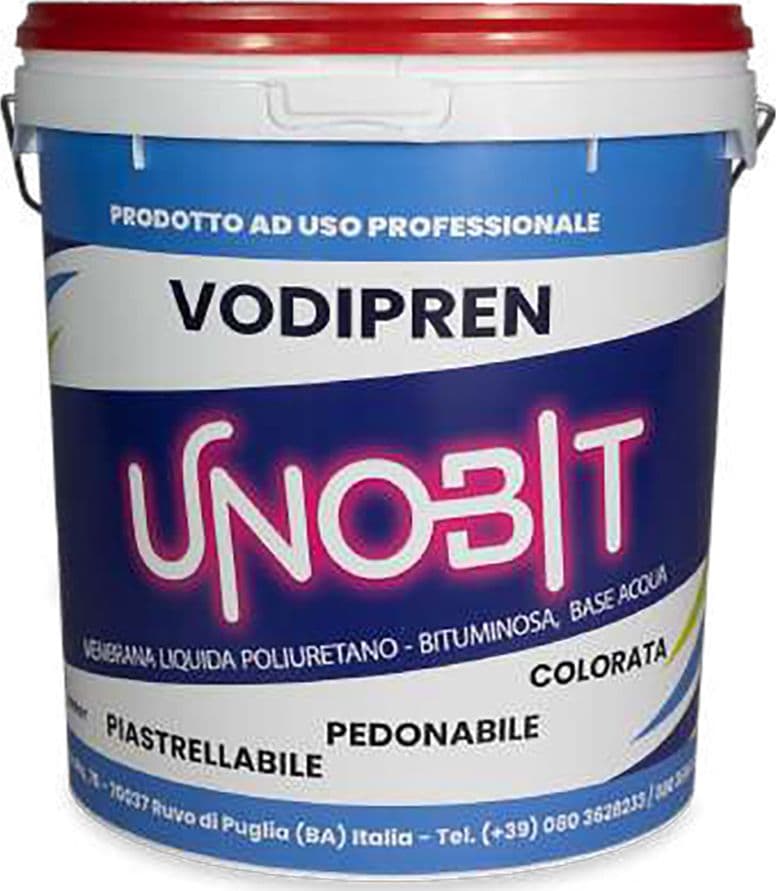 Membrana Liquida Polifunzionale Colorata Vodichem Vodipren Unobit 20 kg