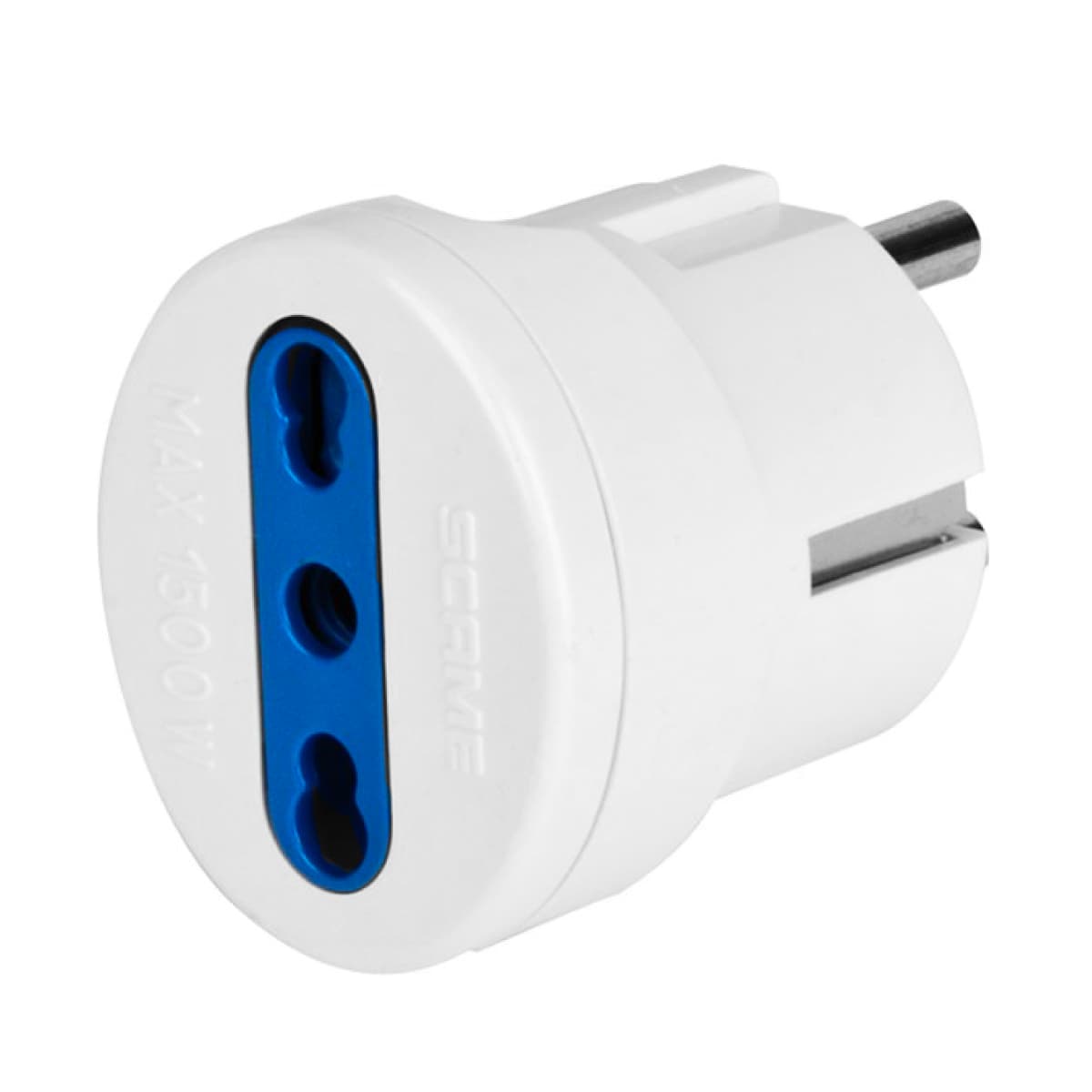Adattatore Presa Bivalente Schuko BIANCO - 2
