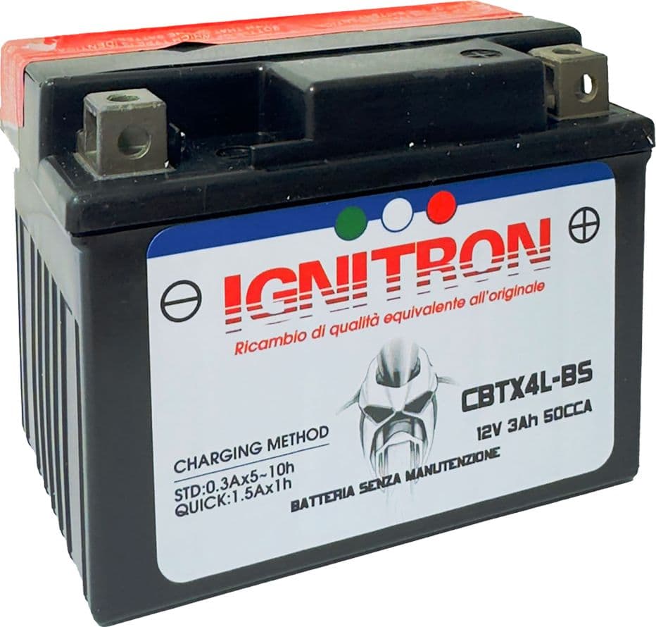 Batteria per Moto Ignitron Agm 12v 10 Ah 150 X 87 X 130 mm - 2