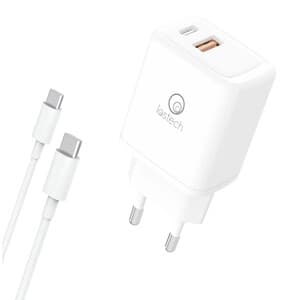 Caricatore Rapido 30W 2 Prese e Cavo USB con USB C - 2