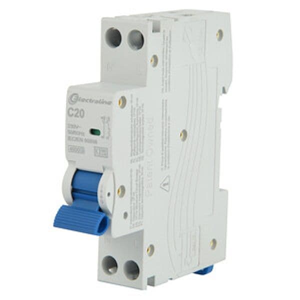 Interruttore Magnetotermico 20A 6KA 1P e N 4,5KA 2 Pezzi - 2