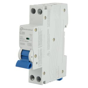 Interruttore Magnetotermico 20A 6KA 1P e N 4,5KA 2 Pezzi - 2