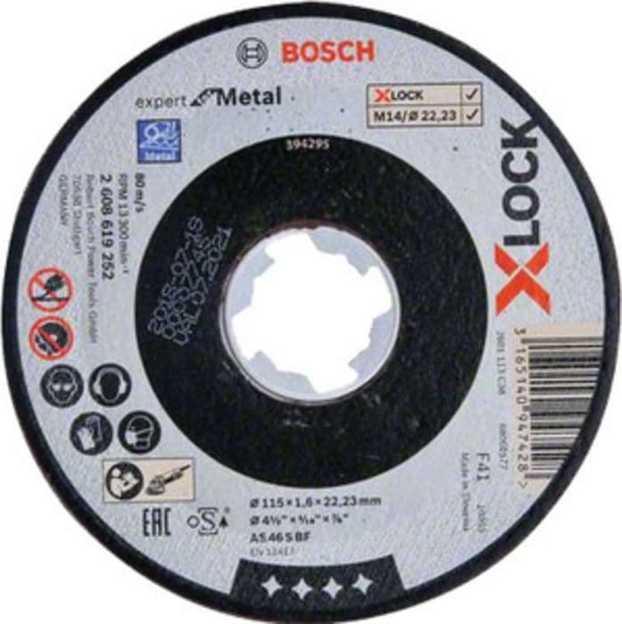 Bosch a Disco per Metallo Xlock Ø 115 x 1,6 mm Bosch - 2