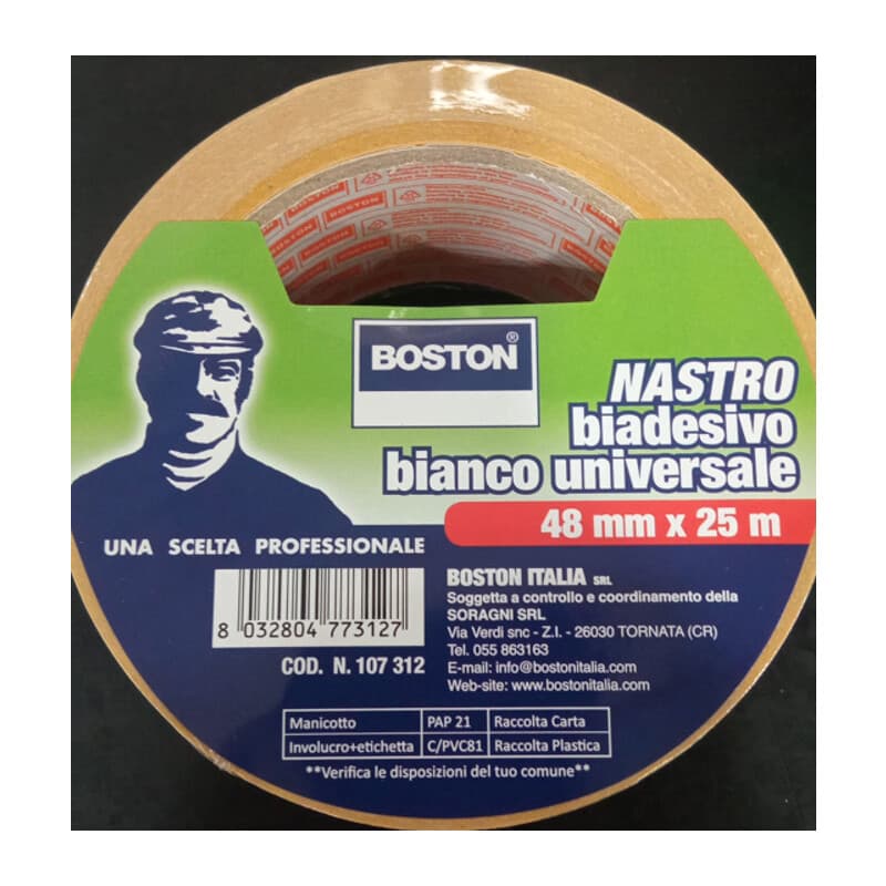 Nastro Biadesivo 50MMX4,5M Boston Italia Boston 33 Pezzi - 2