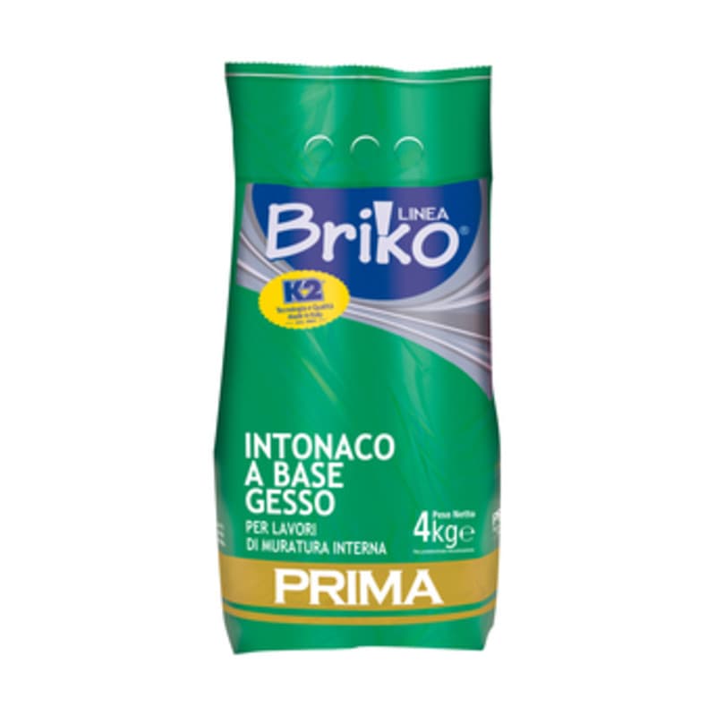 Linea Briko Intonaco per Interno da 4 kg 4 Pezzi - 2