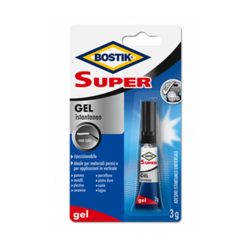 Bostik Super Gel Istantaneo 3 g Blister 12 Pezzi - 2