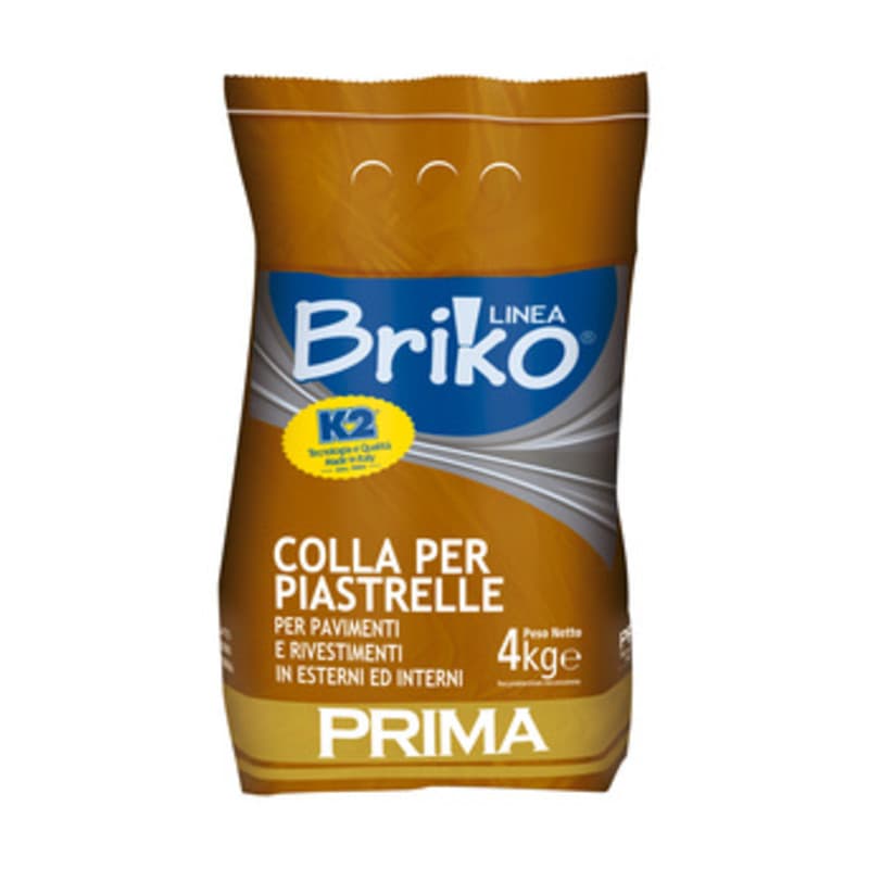 Colla Piastrelle Extra da 4 kg Linea Briko 4 Pezzi - 2