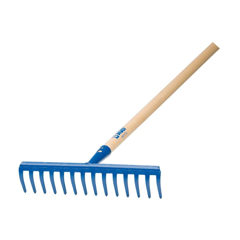 Rastrello a 14 Denti con Manico Lusso 130 cm 5 Pezzi - 2