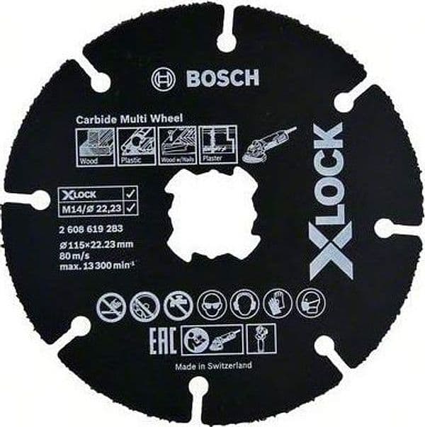 Bosch a Disco Universale Carbide Xlock 115 mm Bosch - 2