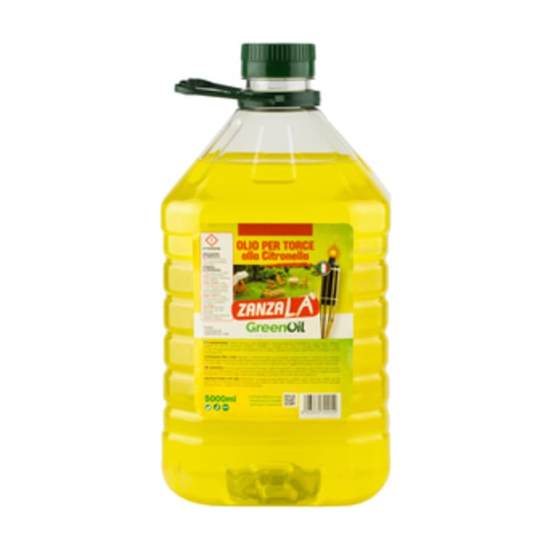 Olio alla Citronella 5 l per Lampade e Torce 4 Pezzi - 2