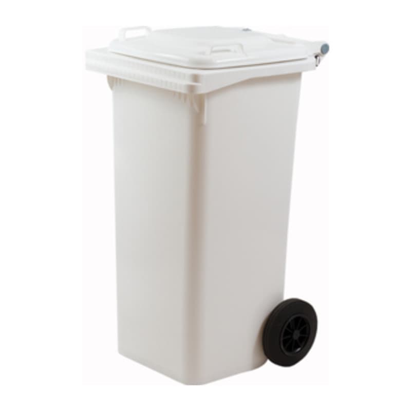 Pattumiera 120 l con Ruote Bianco I.c.s - 2