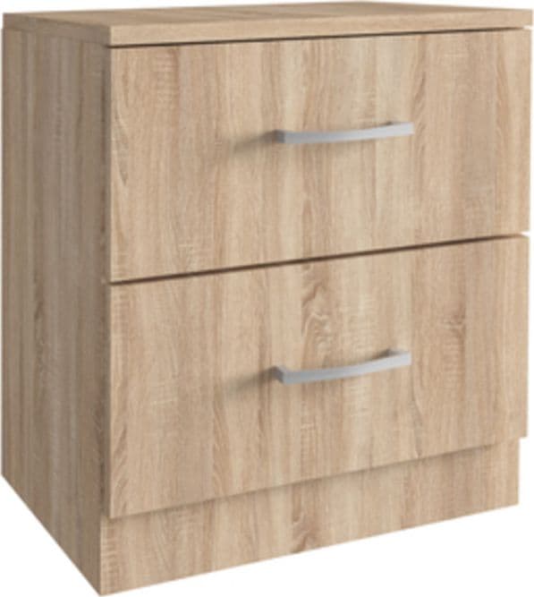 Kit Comodino 2 Cassetti 45 x 34XH47 Cm Rovere Kitwood Industry - 2