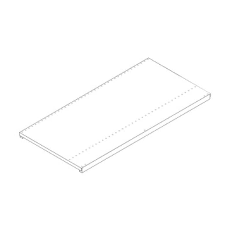 Zaf Ripiano Intero 50 x 100 cm Grigio 2 Pezzi - 2