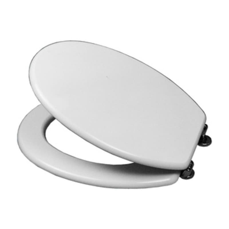 Copriwater in Legno Poliestere Univers Bianco - 2
