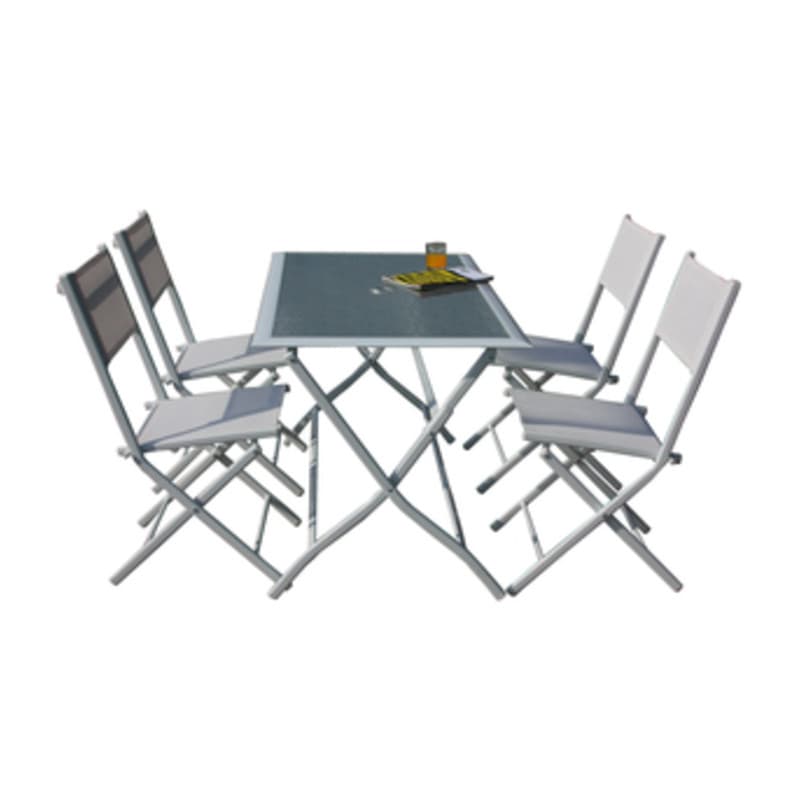 Tavolo e 4 Sedie Pieghevole Astro Hfs 268 Set - 2