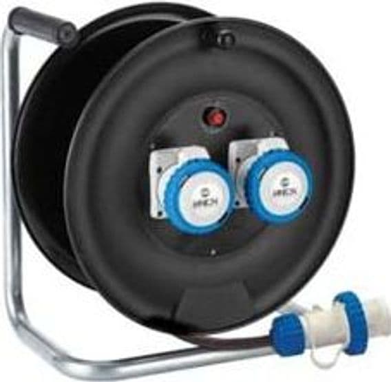 Avvolgicavo Elettrico da Cantiere Universale 2PRESE MT30 Linea Garanti 30 m - 2