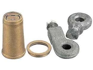 Cono in Ottone con Occhioli per Lucchetto Serranda 0A160091080 - 2