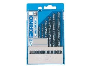 Punte HSS DIN 338 Rullate in Set da 10 Pezzi Krino - 2