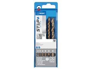 Punte HSS g Rettificate Step+ in Set da 6 Pezzi Krino - 2