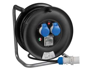 Avvolgicavo Elettrico da Cantiere Universale 3PRESE MT20 Linea Garanti 20 m - 2