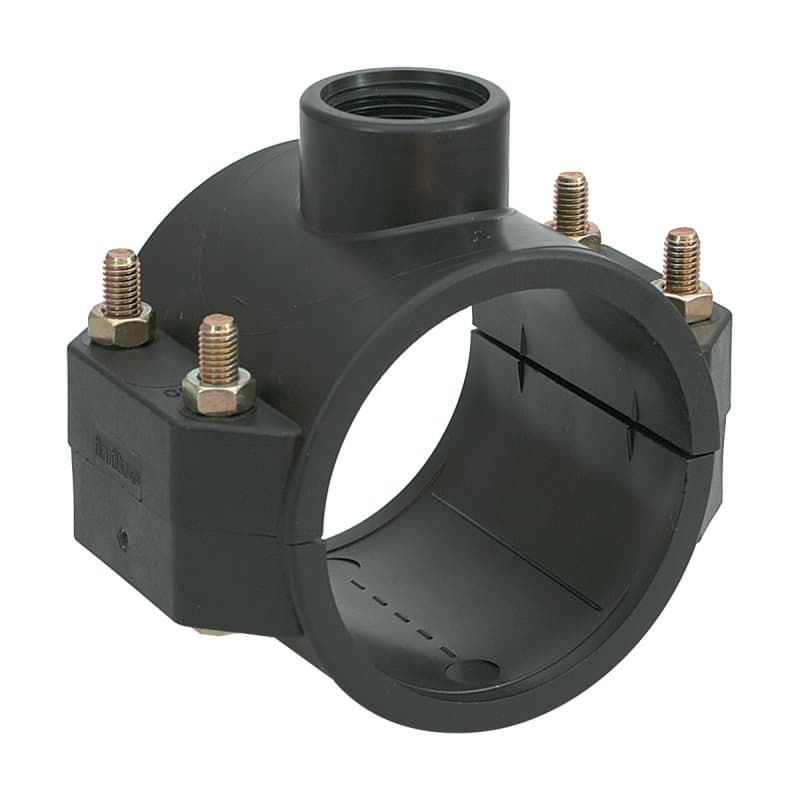 Ricambio Raccordo Nylon Presa a Staffa D 25 mm per ½ F - 2