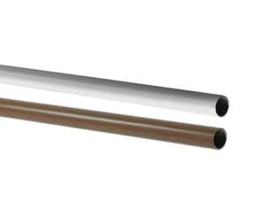 Tubo Armadio Tondo Ø 18 mm Mmx 2,5 m di Altezza Marrone 5 Pezzi - 2