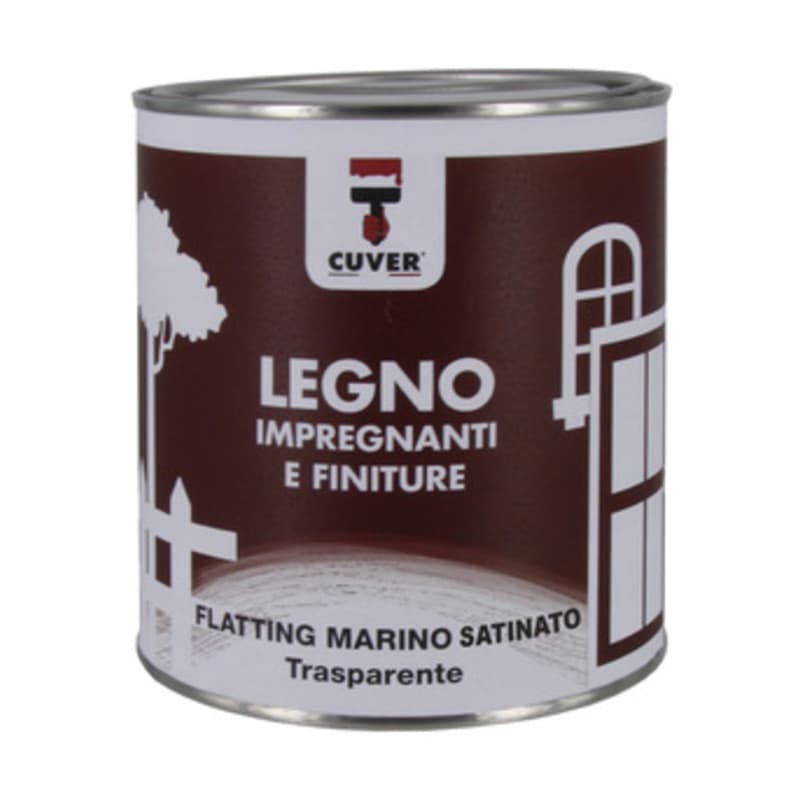 Flatting Cuver Marine Satinato Incolore 0,750 l 6 Pezzi - 2