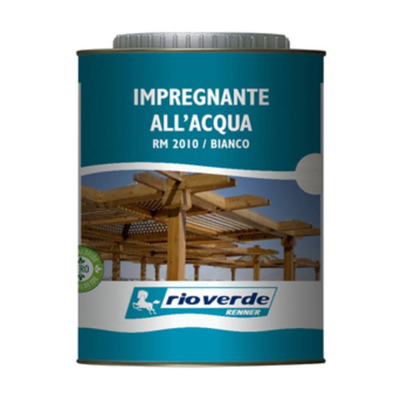 Rioverde Rm 2010 Impregnante 0,750 l Bianco 6 Pezzi - 2