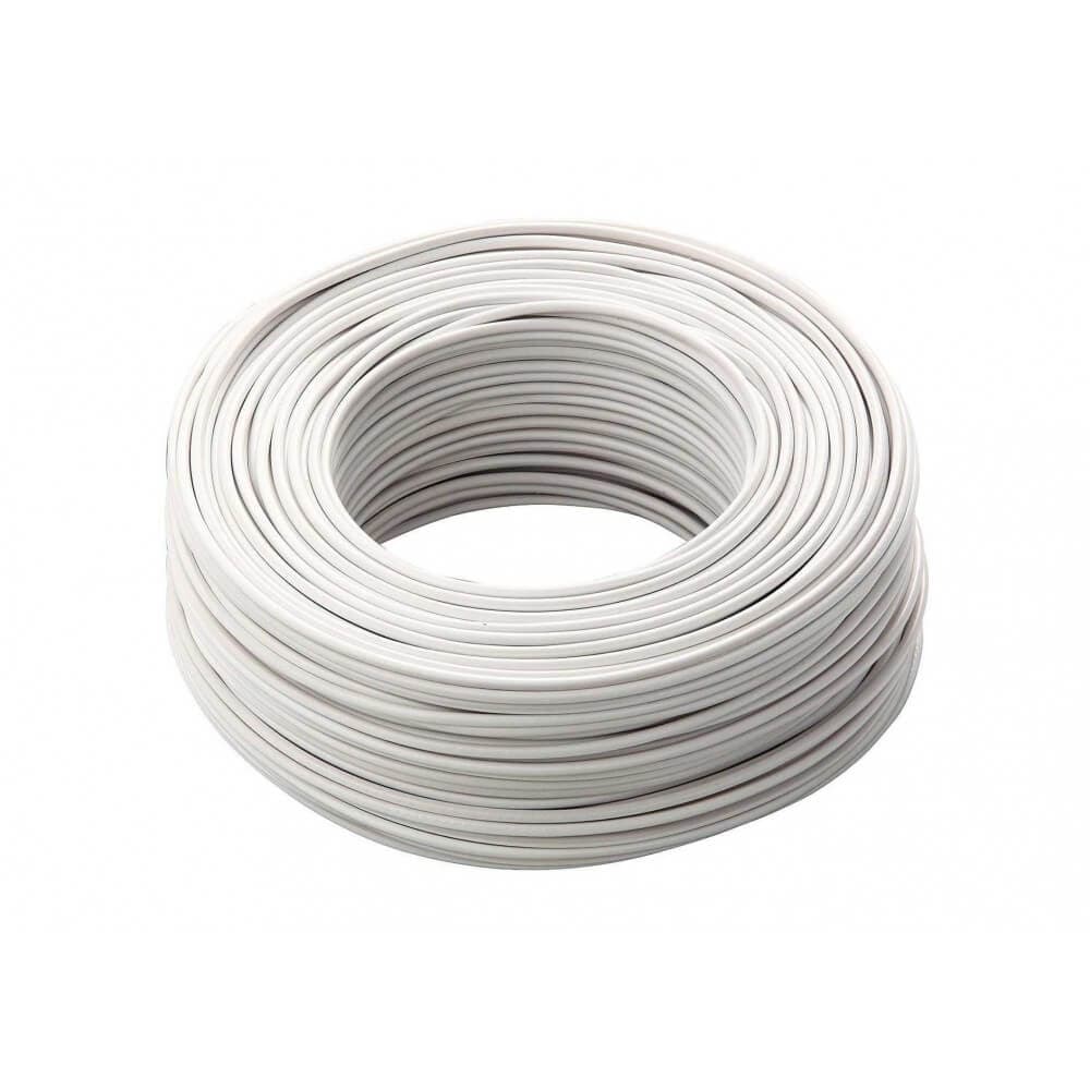 Cavo Unifilare Antifiamma 2,5 Mmq Bianco 100 Metri - 2