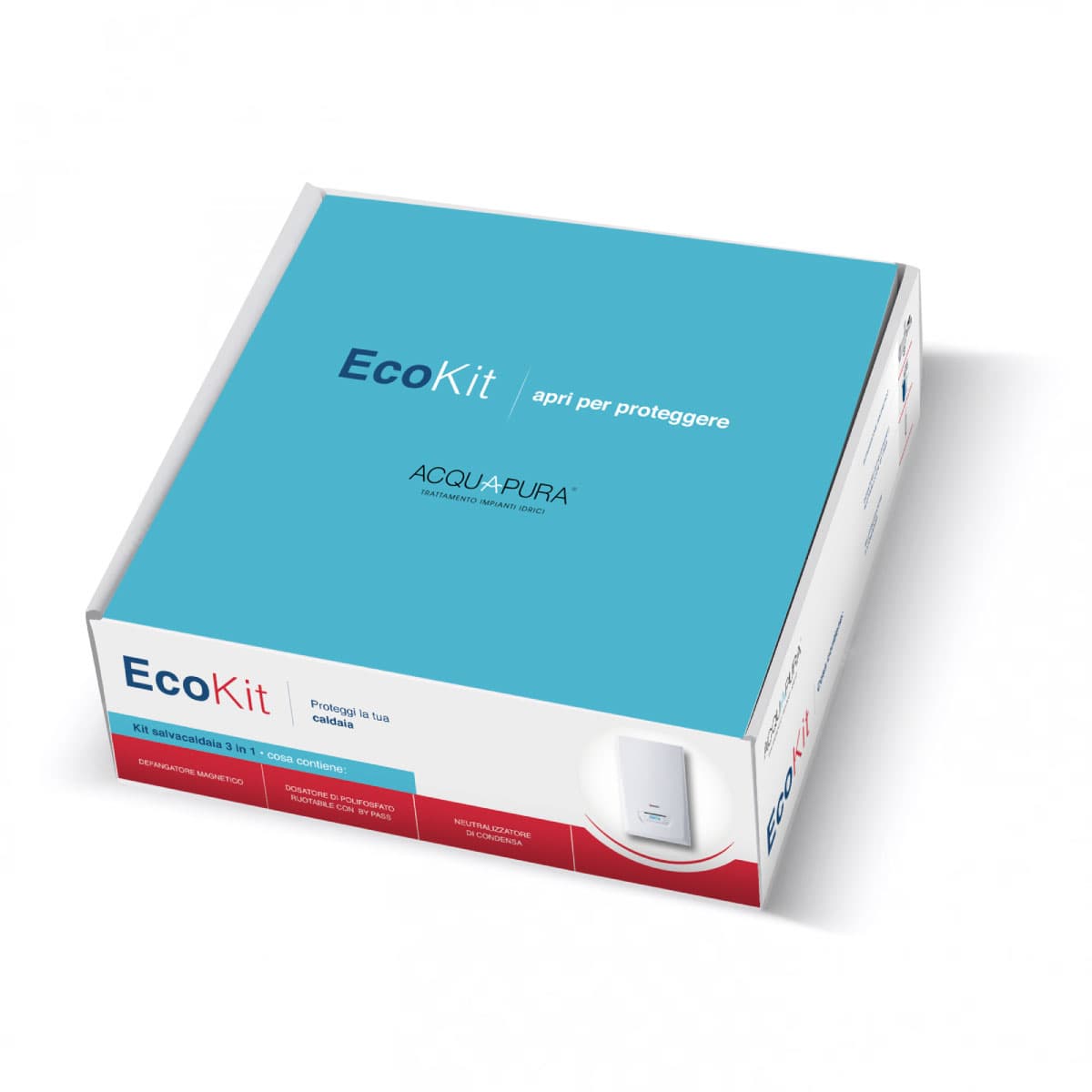 Kit Salvacaldaia 3 in 1 Ecokitpura Defangatore Dosatore Neutralizzatore ACQ - 2