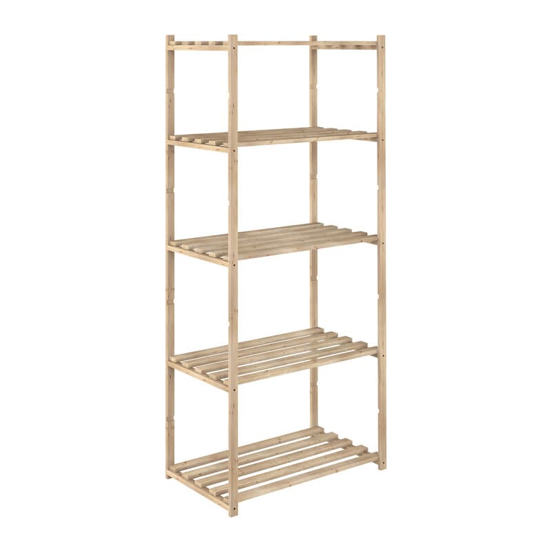 Scaffale in Pino Basico 5 Ripiani 65 x 40XH171 Cm Astigarraga Kit Line - 2